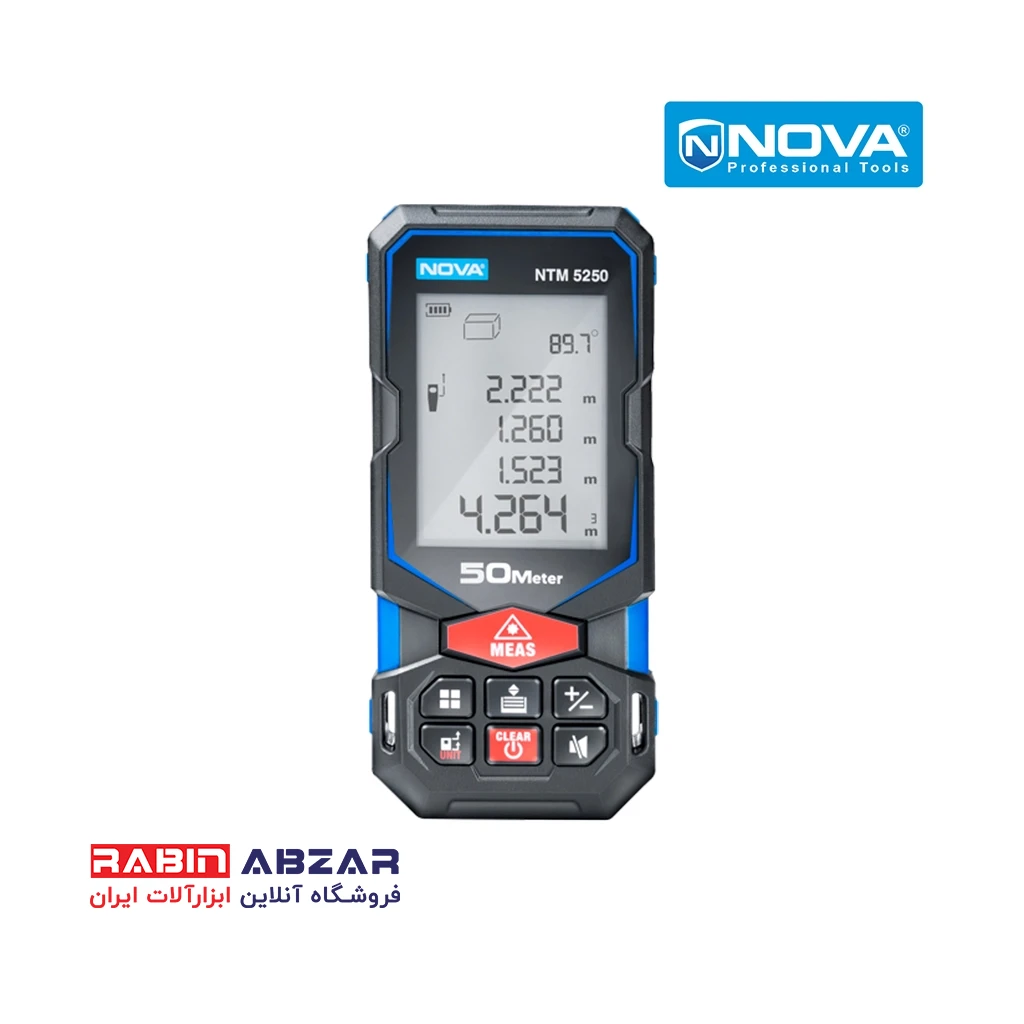 متر لیزری 50 متری نووا - NOVA - 5250