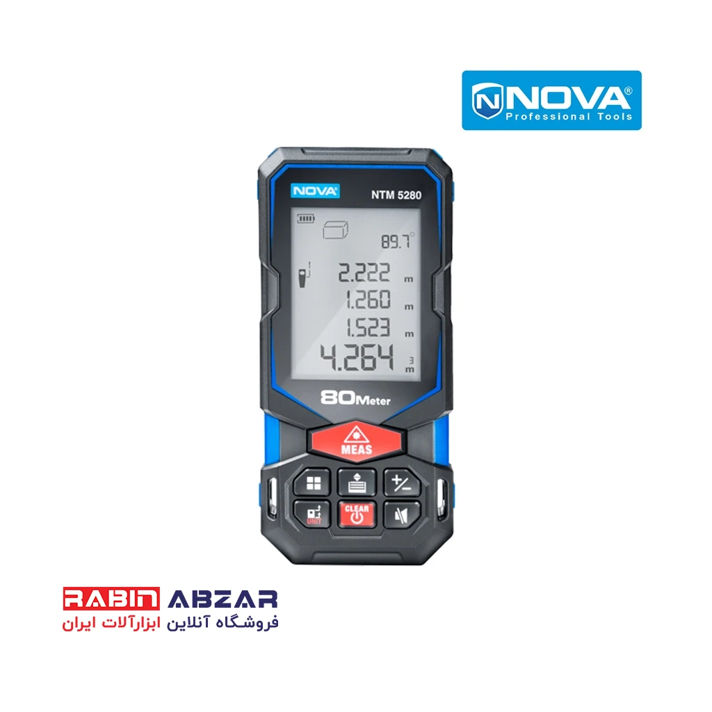 متر لیزری 80 متری نووا - NOVA - 5280