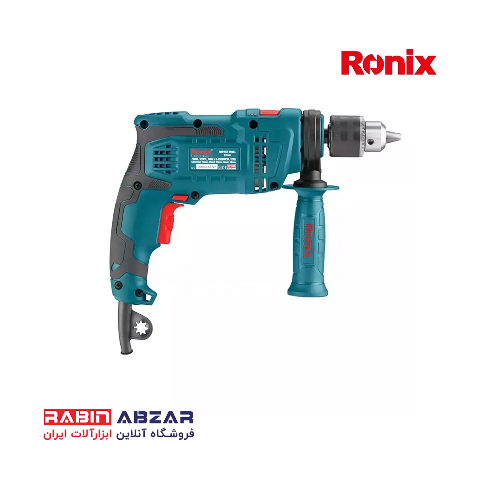 دریل 13 چکشی 750 وات رونیکس - RONIX - 2214 K