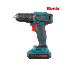 دریل شارژی 20 ولت چکشی براش لس رونیکس - RONIX - 8900