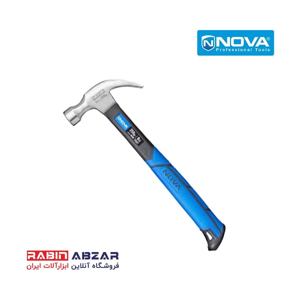 چکش میخ کش 250 گرمی نووا - NOVA - 6225