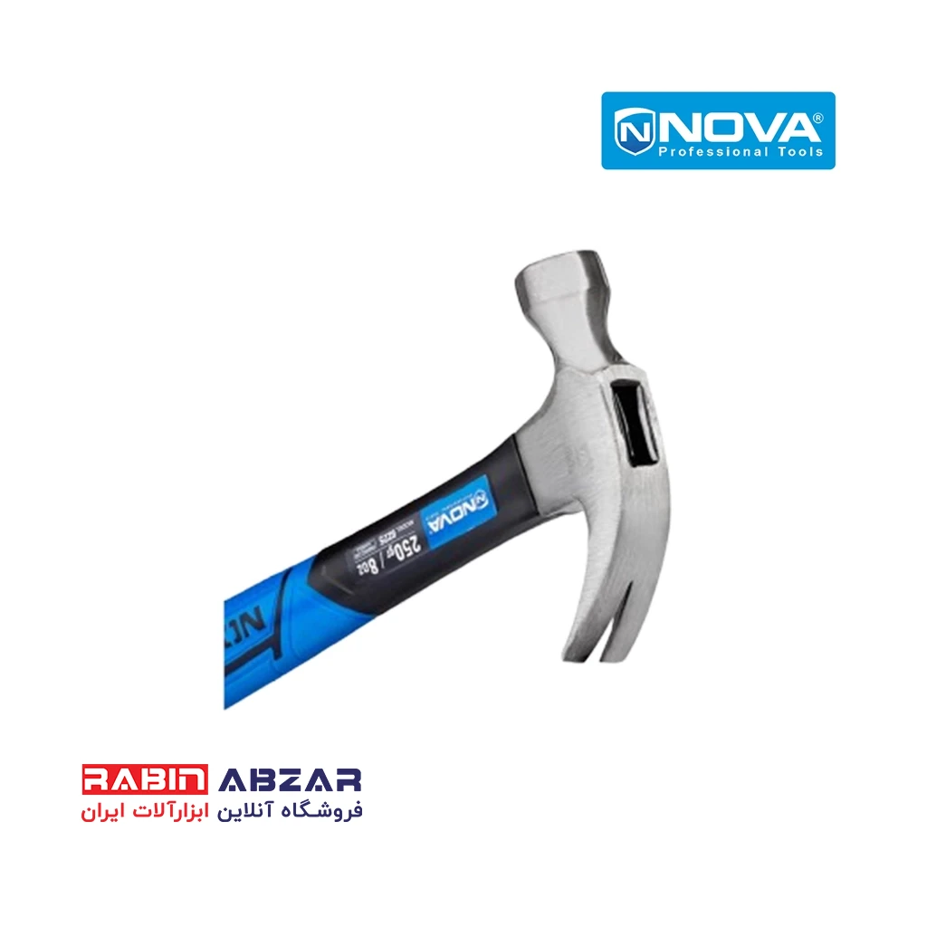 چکش میخ کش 250 گرمی نووا - NOVA - 6225