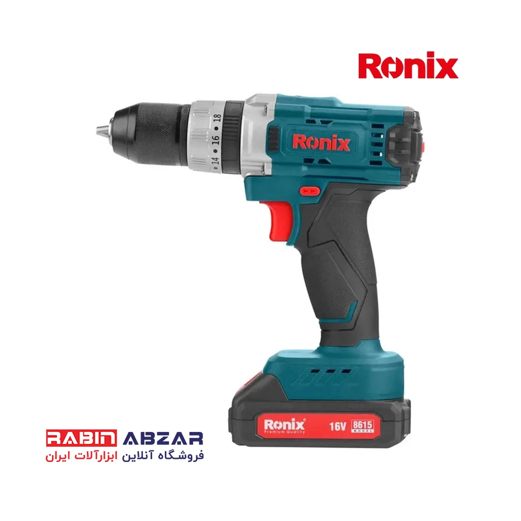 دریل شارژی 16 ولت رونیکس - RONIX - 8615