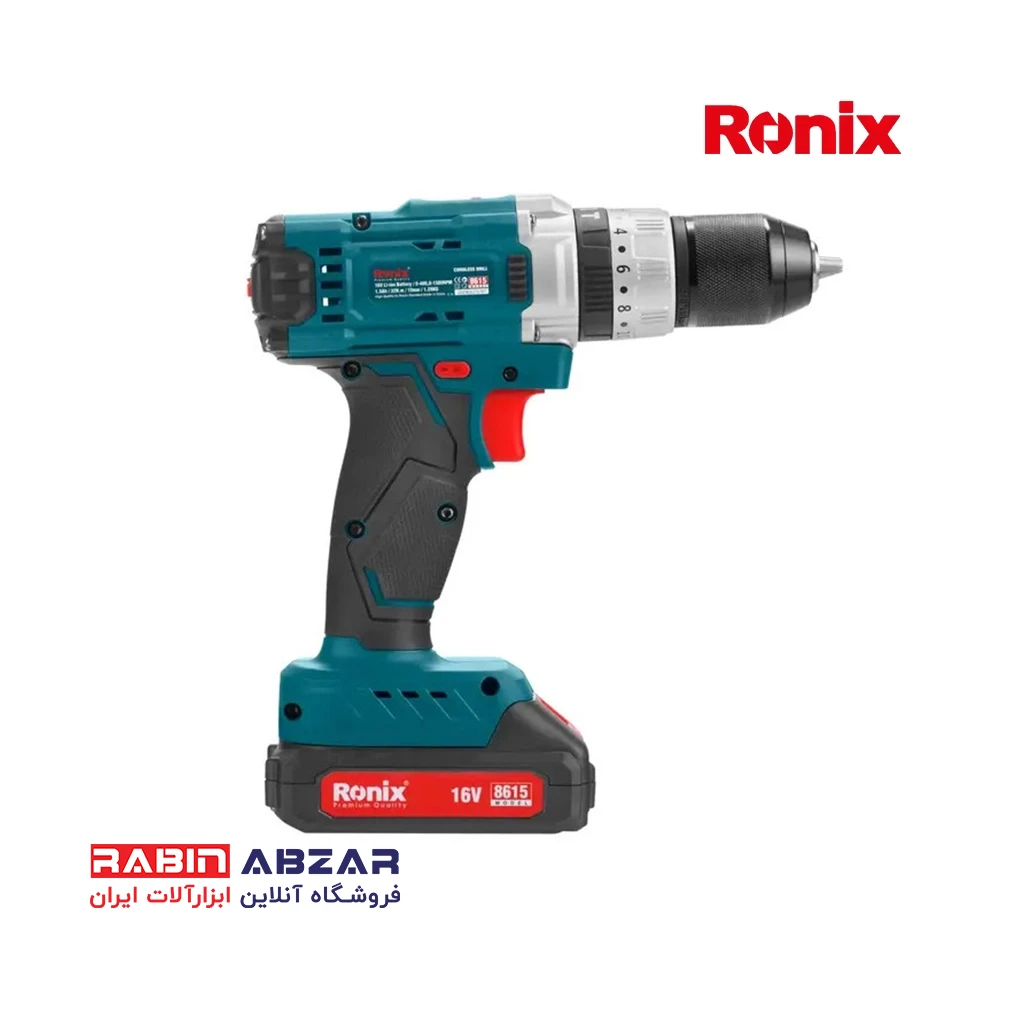 دریل شارژی 16 ولت رونیکس - RONIX - 8615