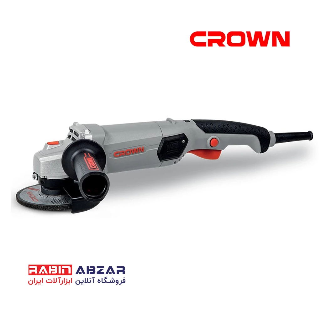 مینی فرز دسته بلند 900 وات دیمردار کرون - CROWN - CT 13505