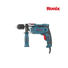 دریل 13 چکشی نیم تنه فلزی سه نظام اتومات رونیکس - RONIX - 2215