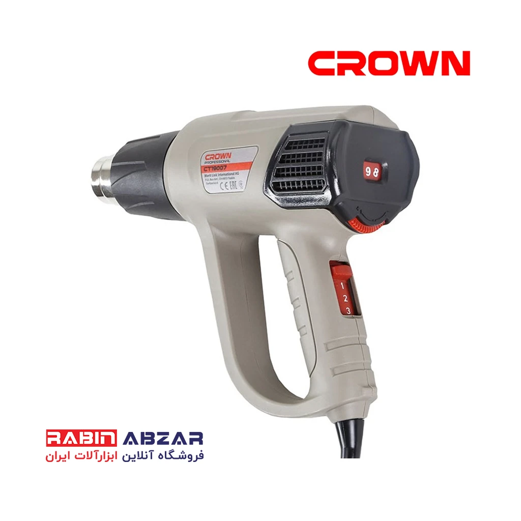 سشوار صنعتی 2000 وات کرون - CROWN - CT 19007