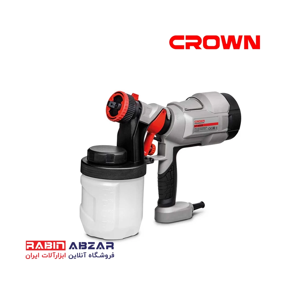 پیستوله رنگ پاش برقی 400 وات کرون - CROWN - CT 31013